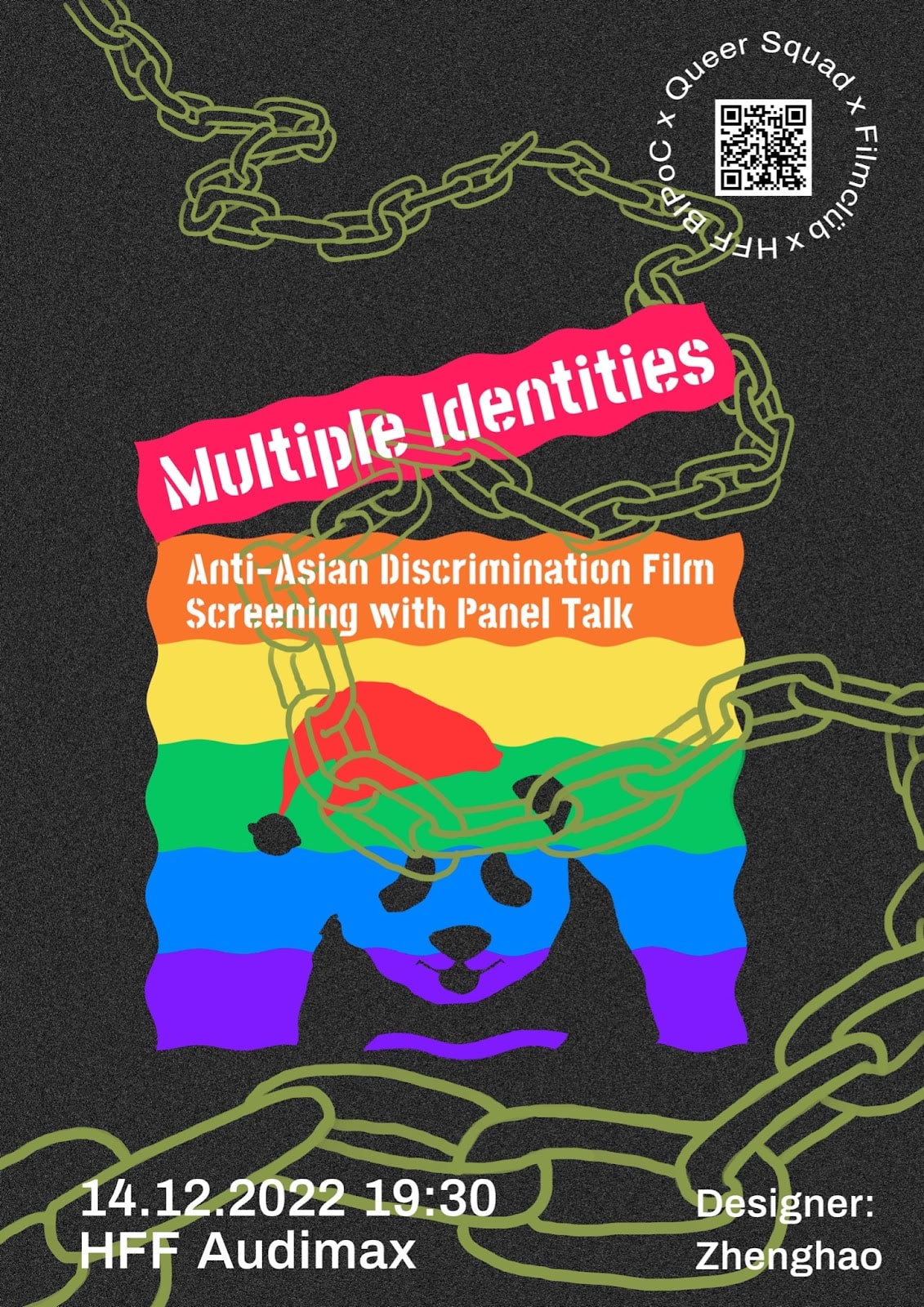 Flyer for the Multiple Identities and Anti-Asian Racism Screenings